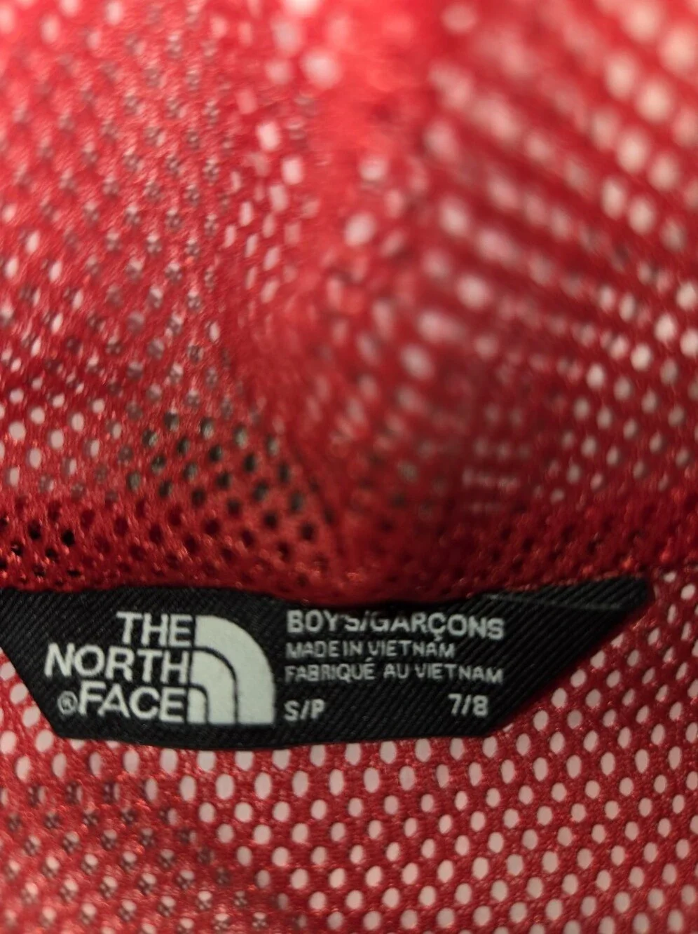 The North Face Kids Red Hooded Rain Jacket